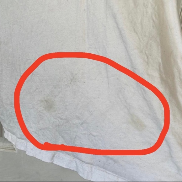 Teddy Fresh merch white crew neck teddy t shirt short sleeve sz S cotton stained - Picture 10 of 16